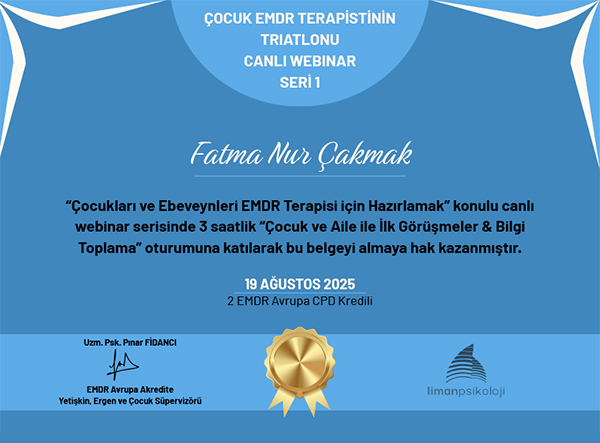 Uzman Psikolojik Danışman Fatma Nur UÇARAL ÇAKMAK