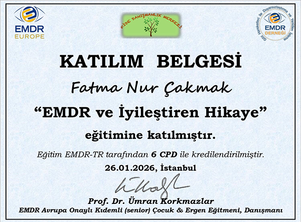 Uzman Psikolojik Danışman Fatma Nur UÇARAL ÇAKMAK