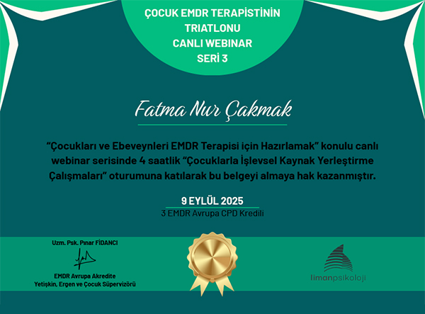 Uzman Psikolojik Danışman Fatma Nur UÇARAL ÇAKMAK