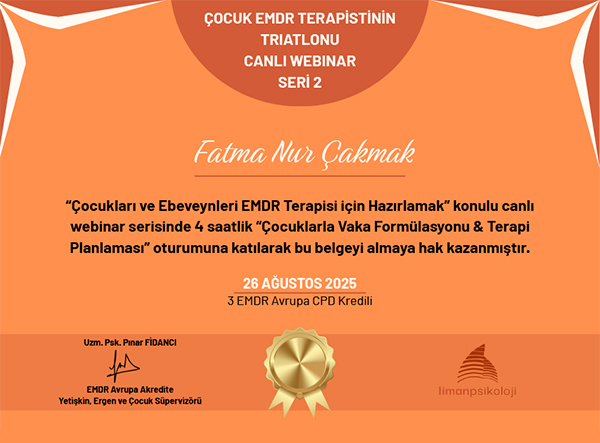 Uzman Psikolojik Danışman Fatma Nur UÇARAL ÇAKMAK