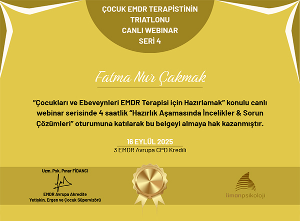 Uzman Psikolojik Danışman Fatma Nur UÇARAL ÇAKMAK